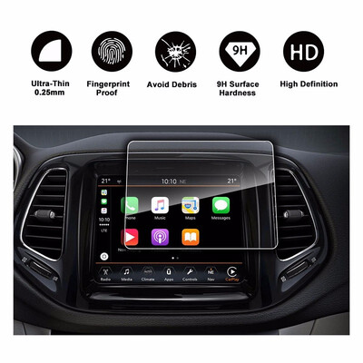 

2014-2019 Jeep Cherokee Uconnect 84inch 167124 5R angle navigation screen protector