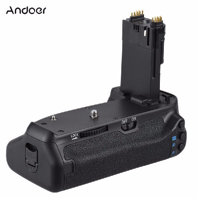 

Andoer BG-1T Vertical Battery Grip Holder for Canon EOS 70D80D DSLR Camera Compatible with 2 LP-E6 Battery