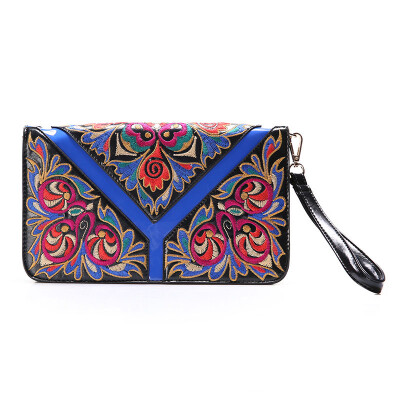 

Fashion Women Lady Handbag Purse Elegant Handmade National Retro Embroidered Bag Small Flap Ladies Clutch women handbags