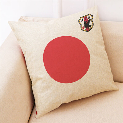 

Russia World Cup 2018 32 Teams Logo Cotton&Linen Pillowcase Bar Club Sofa Pillow Pillow Fans Souvenir