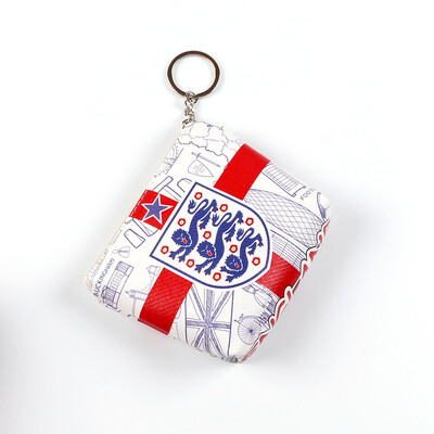 

Change Purse Russia World Cup 2018 Brazil Argentina Spain Flag Pattern PU Leather Small Wallet Bag Pouch 12 x 9 cm