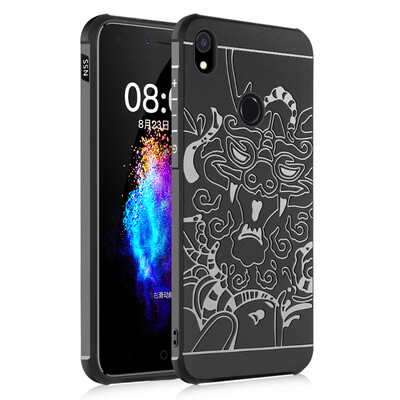 

Goowiiz Phone Case For 360 N4sN5N5s Carved Dragon Thin Matte soft Silicone Prevent falling