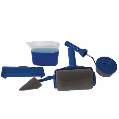 

Cntomlv Paint Runner Pro Roller Brush Handle Tool Flocked Edger Office Room Wall Painting Home Garden Tool Roller Paint Brush Set