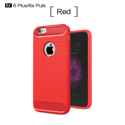 

Carbon Fiber Phone Cases For iPhone 6plus Case Soft Anti-Knock Cover For iphone 6s plus case