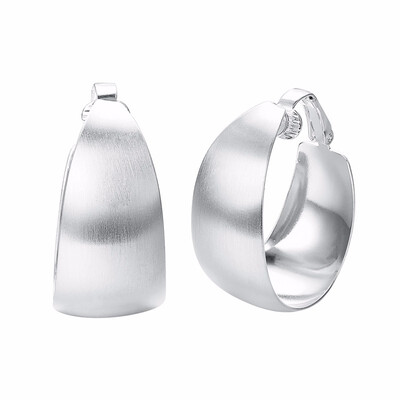 

Yoursfs Clip on Earrings For Women Mental 18K White Gold Plated Non Pierced Ears