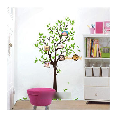 

1Pc красивый узор Современный дизайн Древо желания Photo Frame Винил стены искусства наклейки Пастер Наклейки для дома