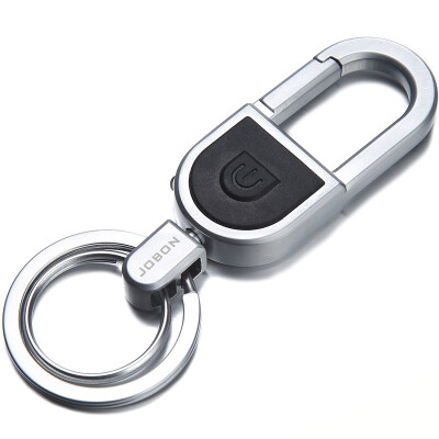 

[Jingdong Supermarket] JOBON Zhongbang key chain ring car key chain chain mother ring spring waist hanging with energy-saving (LED) light ZB-113C silver