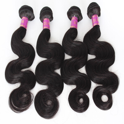 

4 pcslot No Tangle No Shedding Smooth Brazilian Virgin Hair Body Wave Hair Weave