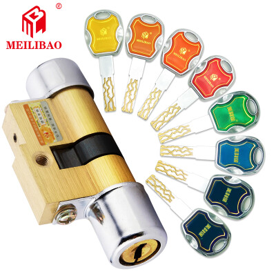 

Meribel meilibao security door lock core copper multi-track 36 blade door lock home security door lock Bao Dean 11 type 80P385