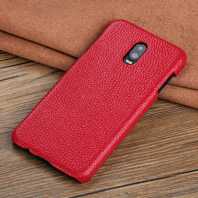 

Genuine Leather Phone Case For Samsung C8 Case Litchi Texture Back Cover For S7 S8 Plus Case