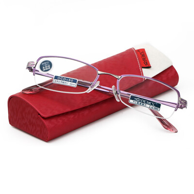 

Sunset red reading glasses male&female general high - definition comfortable PC high lens JX6009 400 degrees