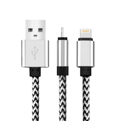 

Micro usb Cable2-Pack 3ft1m Durable Nylon Braided tangle-free High Speed Data Sync Charger cord with Aluminum shell for iPhone 66s55s5c Plus iPad iPod iPad Air Mini