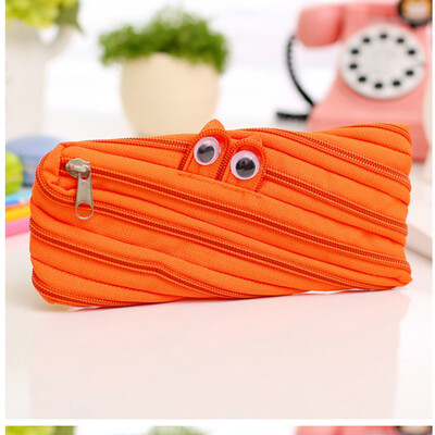 

Pencil Case Cute Solid Color Simple Pencil Bag Pencil Case Zipper Bag Stationery Pouch Pen Holder Cosmetic Makeup Tool Kawaii Bag