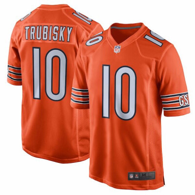 

Mens Chicago Bears Mitchell Trubisky Nike Navy Game Jersey