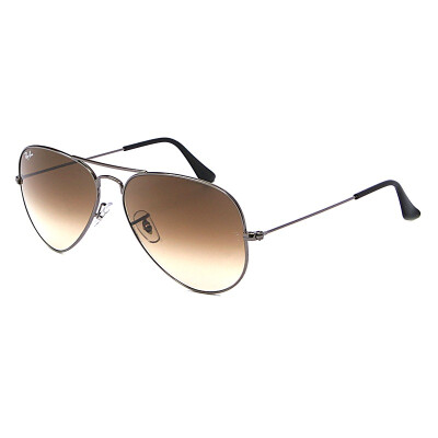 

RayBan Ray Ban Sunglasses Italy imported glasses pilots series gun color men and women sunglasses RB3025 004/51 brown gradient lens 58mm