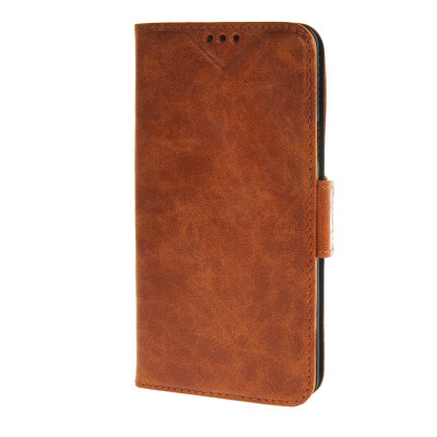 

MOONCASE Case for Samsung Galaxy A7 Case Wallet Card Slot with Kickstand Flip Leather Back Case Cover Brown