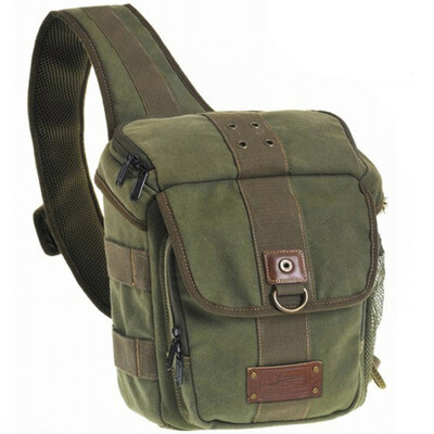 

Jeanne Buddha jenova 91982 camera bag shoulder shoulder dual-use camera bag canvas oblique bag outdoor leisure SLR package green