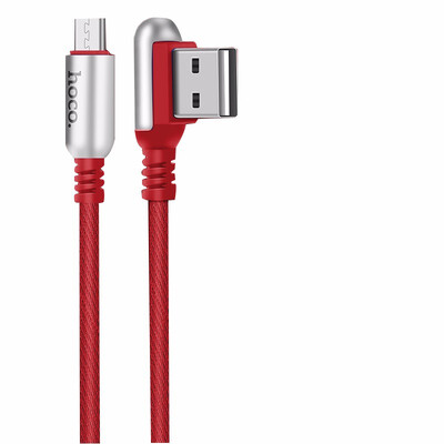 

HOCO 24A Zinc Alloy 90 Degree Type C USB Cable for Samsung Xiaomi Huawei Fast Charging Original Charger Wire Data Sync