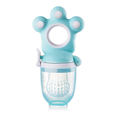 

Newin Bay baby teether bite baby molars soothing toy fruit bite bag blue section 3 bite bags