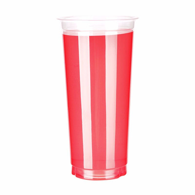 

OTOR 500ml660ml Disposable Juice Cups with Lids PP Clear Cup for Hot & Cold Drinks Iced Coffee Bubble Boba Smoothie 100pcs