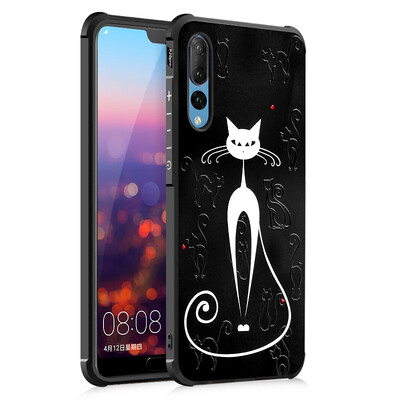 

Goowiiz Fashion Phone Case For Huawei P20P20 ProP20 LiteNova 3E Luxury 3D Cute Cartoon Slim Full Soft Silicone