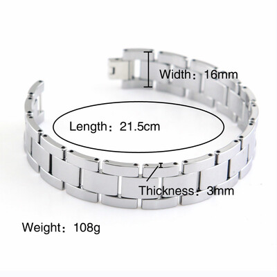 

Hpolw Men' s Classic Tungsten Bracelet