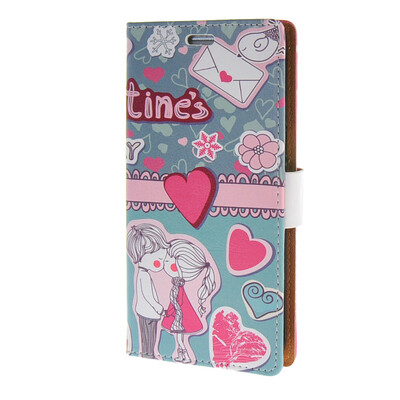 

MOONCASE Case for Samsung Galaxy S6 Edge Plus Leather Flip Wallet Style and Kickstand Case Cover [Cute Pattern] Design / a02