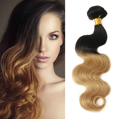 

Nami Hair Ombre Brazilian Body Wave 4Pcslot T1B27 Mixed Length 12"-26" Human Hair Extensions Free Shipping