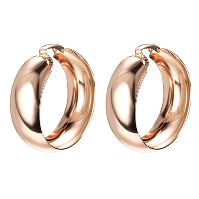 

Yoursfs Hoop Earrings for Women Punk Rock Stainless Steel Large Hoop Earrings