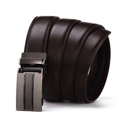 

XHtang Fashion Mens Belt Automatic Buckle Belt Leather Belt Business Suit Belt Jeans Gift