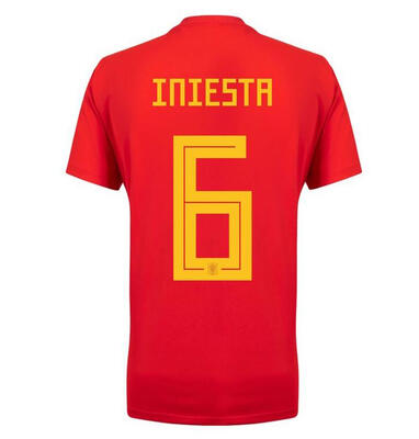 

Thailand Spain camisetas de futbol ISCO ASENSIO ESPANA Soccer Jerseys World Cup 2018 Home Red White RAMOS INIESTA PIQUE football S