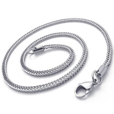 

Hpolw Jewelry Mens Womens Stainless Steel Casting Sterling Silver Twisted singapore chain Hollow out lobster-claw-clasps Necklace link Chain with 18-32" inch 22mm