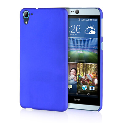 

MOONCASE Hard Rubberized Rubber Coating Devise Back Case Cover for HTC Desire 826 Blue