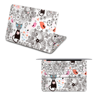 

GEEKID@Macbook Pro 15 decal front sticker cat macbook keyboard sticker full decal top sticker