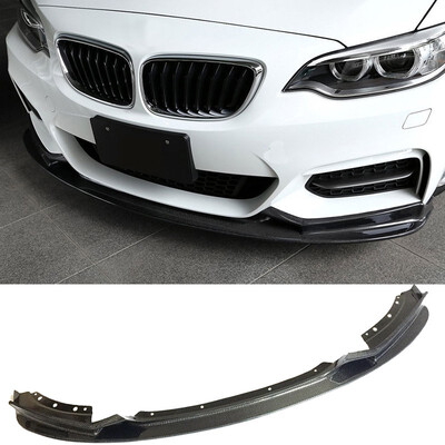 

3-D Style Carbon fiber Front Lip Fit For BMW 2-Series 218i 220i F22 -Sport