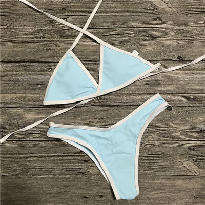 

Chicloth 2018 Bikini Set Multi-color Swimwear Women Sexy Bench Swimsuit Bathing Suit Thong Biquini Brazilian Maillot De Bain