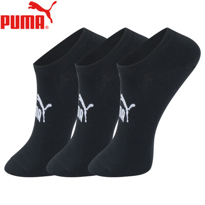 

PUMA Hummer Socks Mens Basic Invisible Socks 3 Pairs Red Red Code