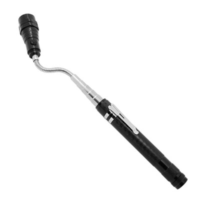 

Portable 200 Lumens Telescopic 360 Degree Flexible Neck Torch Lamp Magnetic 3LED Flash Light LR44 Multifunctional Flashlight Scala