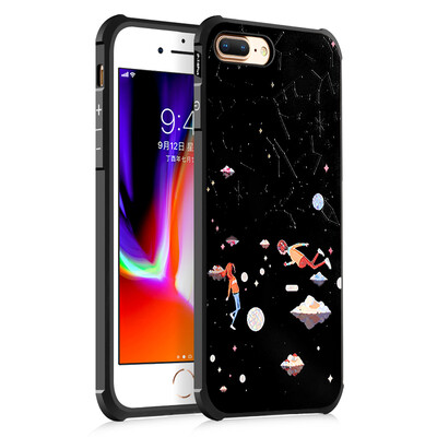 

Goowiiz Fashion Phone Case For Iphone 7 Plus8 Plus Luxury 3D Cute Cartoon Slim Full Soft Silicone Prevent falling