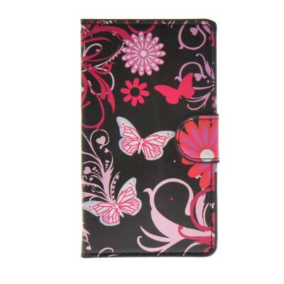 

MOONCASE Butterfly style Leather Side Flip Wallet Card Slot Stand Pouch ЧЕХОЛ ДЛЯ Microsoft Lumia 532