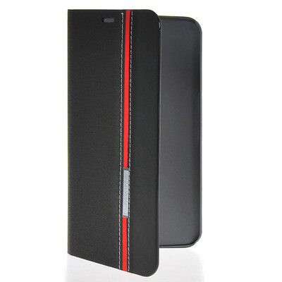 

MOONCASE Business style Leather Side Flip Wallet Card Slot Pouch Stand Back чехол для Google Nexus 6 Black