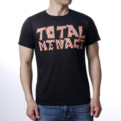 

Mens Summer Letter Printed Round Neck Short Sleeve T-Shirt