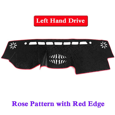 

Car Styling Dashboard Protective Mat Shade Cushion Photophobism Pad Rose Pattern Carpet For Toyota Prado 2010-2017 RHD&LHD