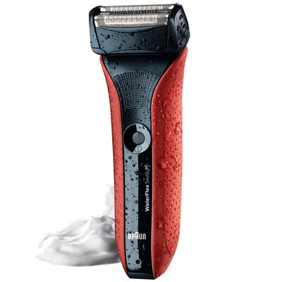 

Braun Waterflex Water Drying Dry&Wet Charging Reciprocating Scraper Red