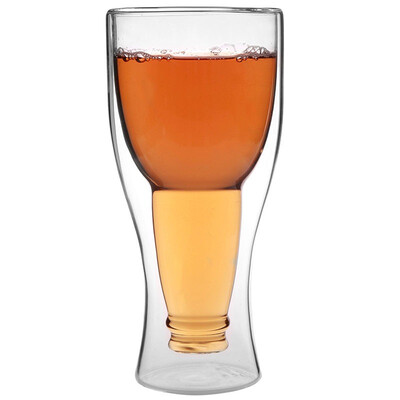

Jingdong Supermarket Jiahong US-ming Jingsi series 350ml heat-resistant glass double-layer cup G024 transparent