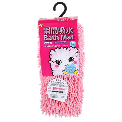 

Japan Ligu LEC fast absorbent bathroom mat 221 pink