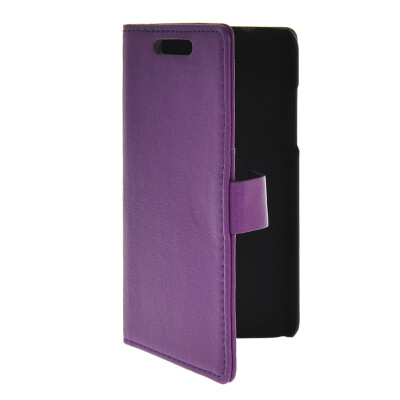 

MOONCASE Slim Leather Flip Wallet Card Pouch with Kickstand Shell Back Case Cover for HTC Desire 700 Purple