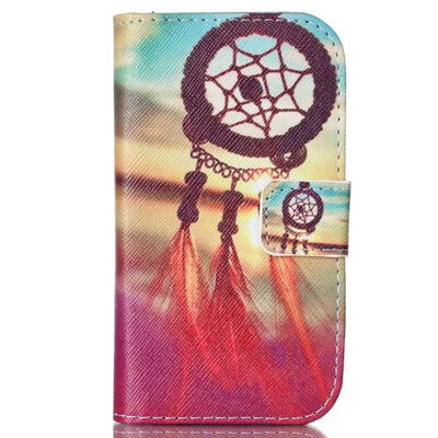 

MITI Fashion Painted Leather Flip Case For Samsung Galaxy Ace 3 S7272 S7270 Mobile Wallet Card Slots Cover Stand Cases
