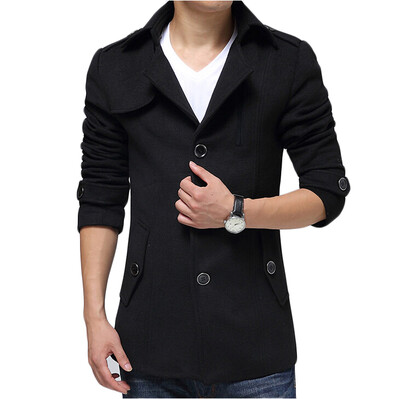 

Zogaa Autumn And Winter New Korean Men's Wind Slim Long