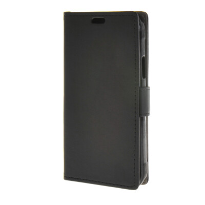 

MOONCASE Flip Leather Wallet Card Slot Stand Back Case Cover for Samsung Galaxy S6 Active G890 Black 02